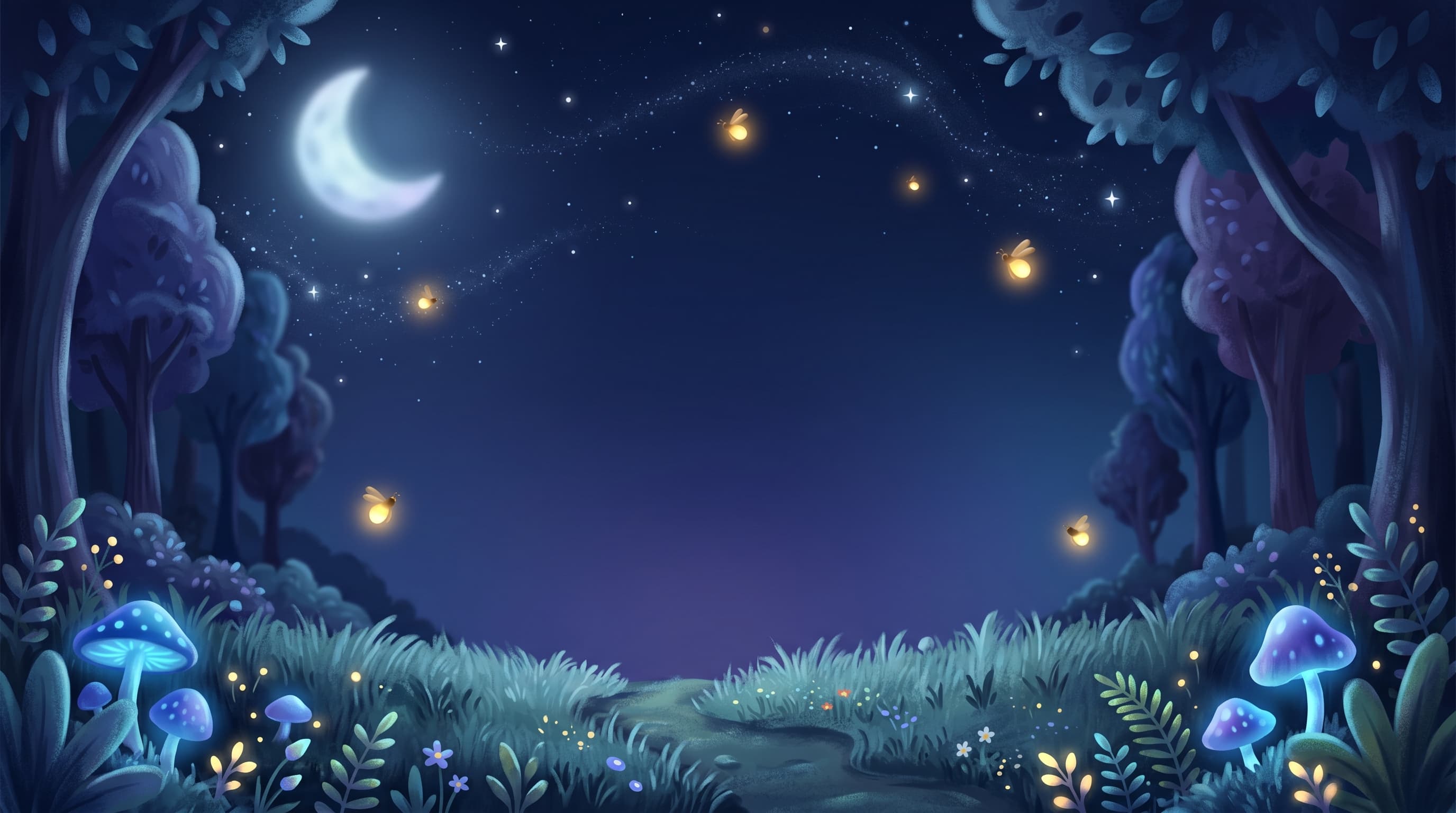 Magical bedtime background